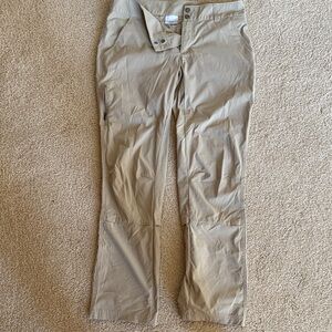 Columbia Tan Straight Leg Pants